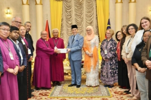 Bishop Dr. Mouneer with Mr. Wan Junaidi Tuanku Jaafar, Governor of Sarawak